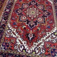 فرش دستبافت ۶ متری و زرع نیم دستبافت هریس تاجری