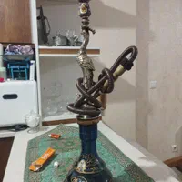 قلیان میویی برنزی قدیمی|کلکسیون اشیاء عتیقه|تبریز, |دیوار