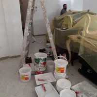 نقاش ونقاشی ساختمان خرده کاری تمام نقاط تهران|خدمات پیشه و مهارت|تهران, ازگل|دیوار