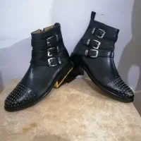 پوتین چرم طبیعی دست دوز برندهمیلتون آلمان بی مشابه|کیف، کفش، کمربند|اردبیل, |دیوار