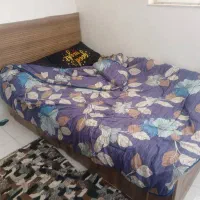 سرویس خواب یک نفره با تشک و کمد|تخت و سرویس خواب|همدان, |دیوار