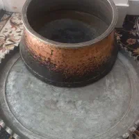 دیگ مسی و مجمع سینی مسی قدیمی - آنتیک|ظروف پخت‌وپز|کرج, حسین‌آباد|دیوار