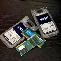 ۲ عدد رم ram لپتاپ کروشیال  crucial 3200 32GB DDR4