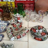 گلدان چک و شمعدان