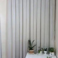 پرده حریر شاین پانچ شده کامل سالم