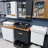 فولست روشویی کابینتی به همراه آاینه باکس جا حوله|لوازم سرویس بهداشتی|بومهن, |دیوار