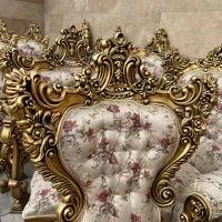 مبل سلطنتی ۹ نفری|مبلمان خانگی و میز عسلی|جلفا, |دیوار