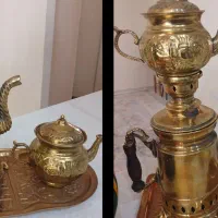 سماور زغالی قدیم و قوری|سماور، چای‌ساز، قهوه‌ساز|تهران, نعمت‌آباد|دیوار