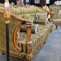 مبل تمام چوب مدل خاطره زرین چوب|مبلمان خانگی و میز عسلی|اردبیل, |دیوار