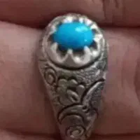 انگشتر نقره فیروزه نیشاپور اصل کار دست