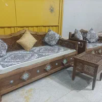 تخت سنتی s....۱۲۰|مبلمان خانگی و میز عسلی|اصفهان, باغ فردوس|دیوار