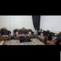 مبل نیمه سلطنتی و جلو مبلی و بوفه|مبلمان خانگی و میز عسلی|زاهدان, |دیوار