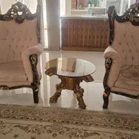 مبل هفت نفره استیل با دو عدد گل میز|مبلمان خانگی و میز عسلی|اصفهان, محمودآباد|دیوار