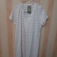 پیراهن راحتی خارجی نخی تا سایز ۴۴ می‌خورد