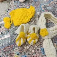 ست شال و کلاه و پاپوش