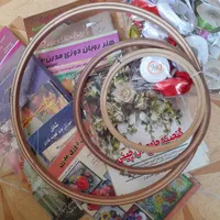 وسایل روبان دوزی وگل چینی وهویه کاری