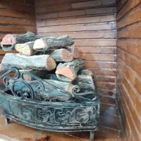 شومینه طرح تیکه چوب