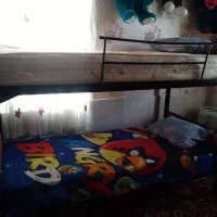 تخت دو طبقه فلزی|تخت و سرویس خواب|شازند, |دیوار