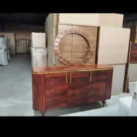 آینه گرد و کمد کنسول 3درب بغل حلال