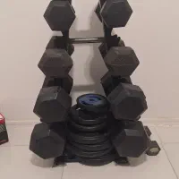 دمبل، صفحه هالتر و میل هالتر