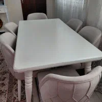 میز ناهارخوری ۶ نفره|میز و صندلی غذاخوری|تهران, نیکنام|دیوار