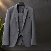 کت وشلوارپسرانه‌ فاستونی رنگ طوسی