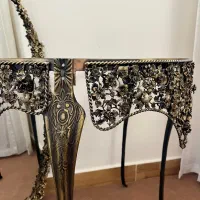 آینه شمعدان برنز کنده کاری شده|آینه|تبریز, |دیوار