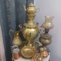 سماور زغالی برنجی