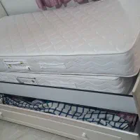 تخت خواب نوجوان دو طبقه کشویی