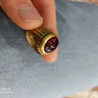 انگشتر برنجی عقیق یمنی|جواهرات|ارومیه, |دیوار