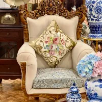 مبلمان استیل سلطنتی چوب گردو ۹ نفره نو (جهیزیه