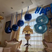 ۱۵عددبادکنک چهاربعدی ریسه وبادکنک عددhappybirthday|اسباب‌بازی بچه|تهران, جردن|دیوار