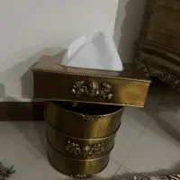 جا دستمالی سطل برنج هند