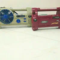 دوعدد رادیو ضبط  مهتابی قدیمی