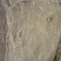دو عدد پرده حریر شیشه ای