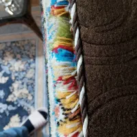 پشتی رویه فرش نونو بدون استفاده|پشتی|تبریز, |دیوار