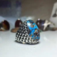 انگشتر تمام دست ساز فیروزه|جواهرات|نیشابور, شهرک ولیعصر|دیوار