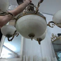 یک جفت لوستر ۴شاخه|لوستر و چراغ آویز|نسیم‌شهر, |دیوار