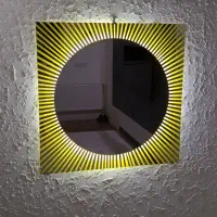 آینه نورانی طرح خورشید 50 در 50