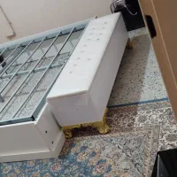 سرویس خواب دونفره با آینه و پاتختی و دراور|تخت و سرویس خواب|الیگودرز, |دیوار