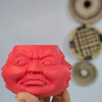 شمع صورتک ۴ طرفه مَهوا|صنایع دستی و سایر لوازم تزئینی|بندرعباس, |دیوار