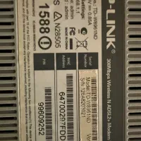 مودم روتر TP-Link TD-W8961ND وایفای دو آنتن سالم|مودم و تجهیزات شبکه|تهران, هفت چنار|دیوار