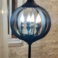 آباژور ،گلدان سفالی، ساعت ایستاده