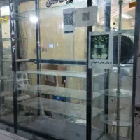 ویترین آهنی مغازه دوطرف گردون