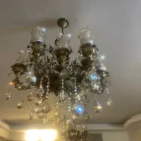 لوستر برنز۱۲شاخه|لوستر و چراغ آویز|تهران, علیآباد|دیوار