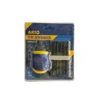 ست 13 عددی سری پیچ گوشتی و جغجغه مشتی ضامندار ARIO|ابزارآلات|رشت, کوی مهر|دیوار