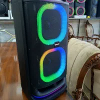 اسپیکر شارژی  پارتی باکس (فروشگاه کریم زاده)|سیستم صوتی خانگی|اردبیل, |دیوار