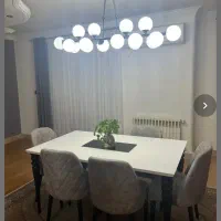 لوستر خطی مولکولی|لوستر و چراغ آویز|مشکین‌دشت, |دیوار