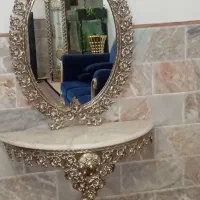 ویترین و ساعت و آینه برنز