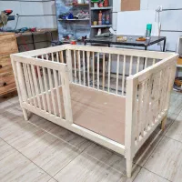 تخت نوزاد تمام چوب